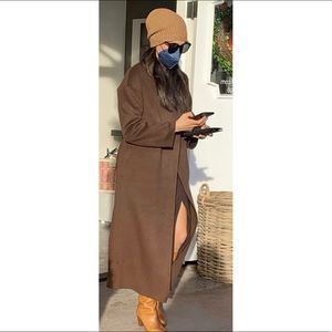 New Anine Bing Hunter Coat 🧥 Chocolate Brown ASO Meghan Markle